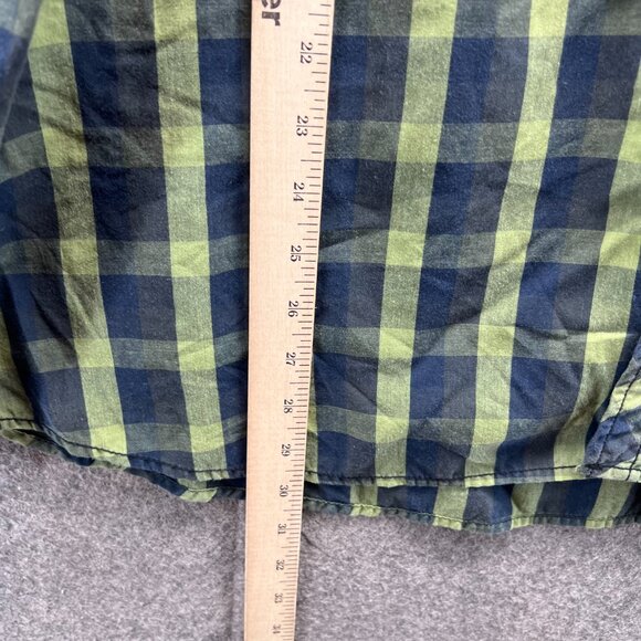 Reeltree Shirt Men 2XL Green Black Plaid Check Western Pearl Snap  XXL Outdoors - Picture 9 of 14